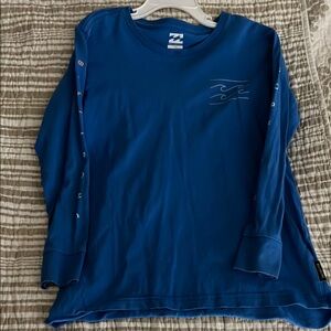 Boys Billabong Royal Blue Long Sleeve Tee Shirt